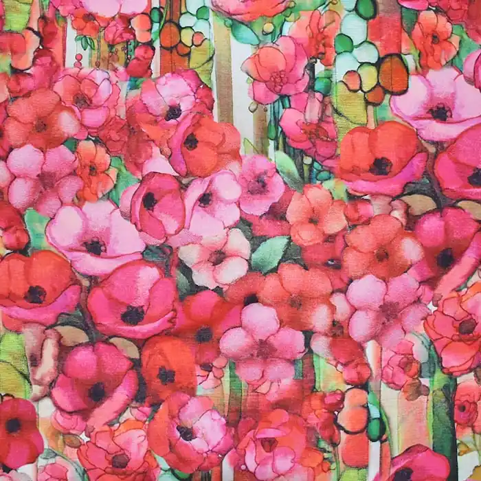 Baumwolle, dünn, digital, floral, 29438-11 Saisonangebot