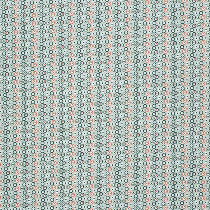 Exklusiv Baumwolle, Popeline, Kreise, 28612-01, grün