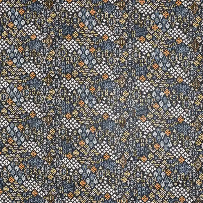 Bestpreis Baumwolle, Popeline, Ornament, 28610-01, schwarz