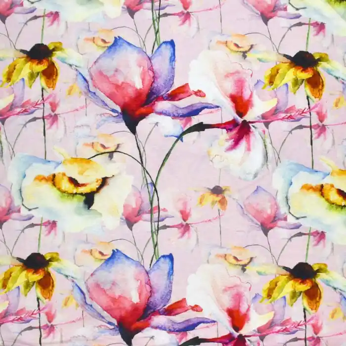 Jersey, Viskose, digital, floral, 28497-3688 Versand Am Gleichen Tag