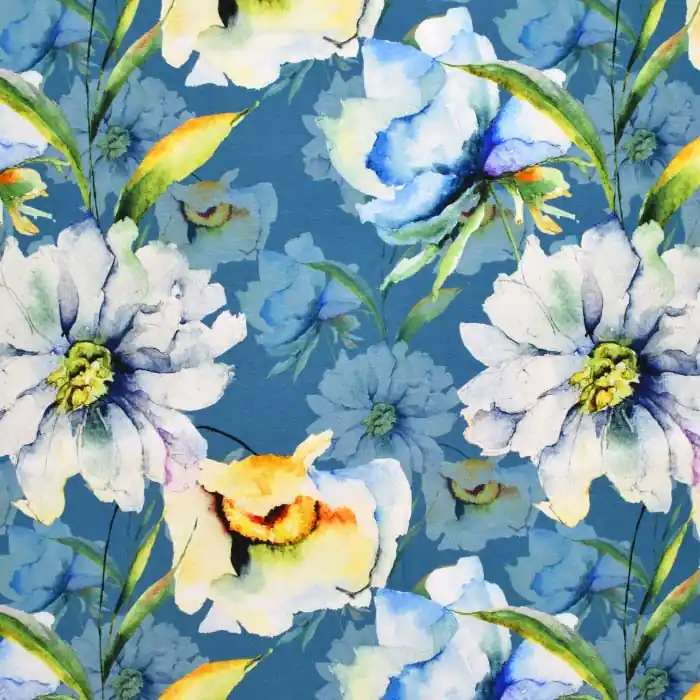 Sofort Bestellen Jersey, Viskose, digital, floral, 28497-3687