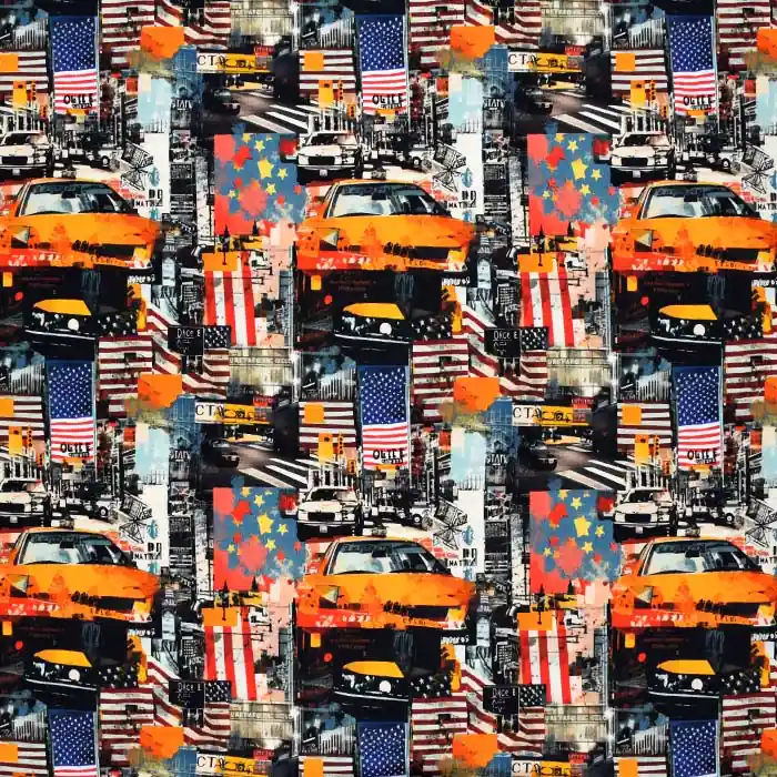 Jersey, Baumwolle, digital, Stadt, 28533 Jetzt Zugreifen