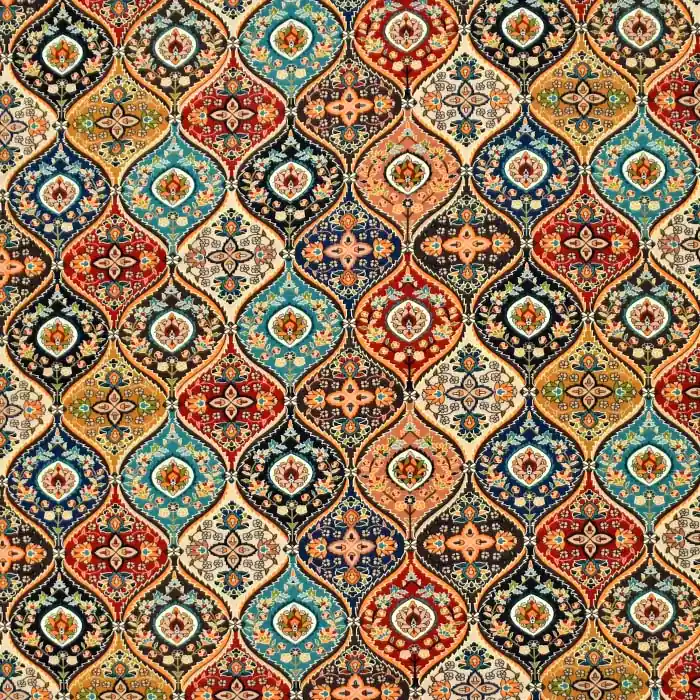 Jersey, Viskose, digital, oriental, 28508-3683 Hochwertig