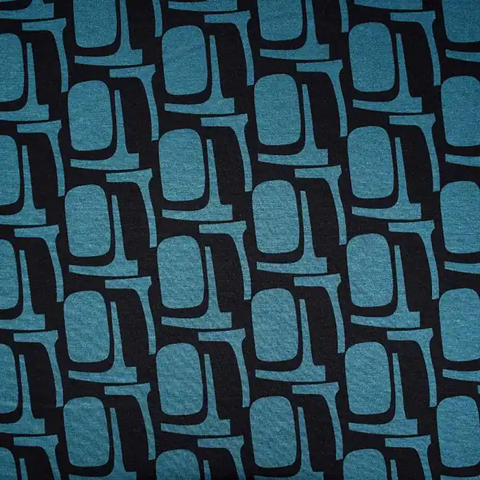 Wirkware, dicht, abstrakt, 28490-944, petrol Neuheit