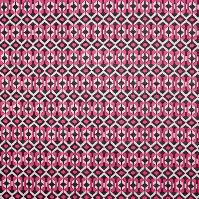 Wirkware, dicht, geometrisch, 28874-2, rosa Neu