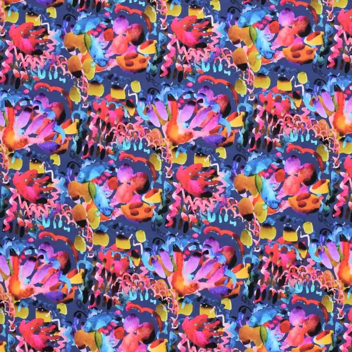 Billig Jersey, Baumwolle, digital, abstrakt, 28399-15