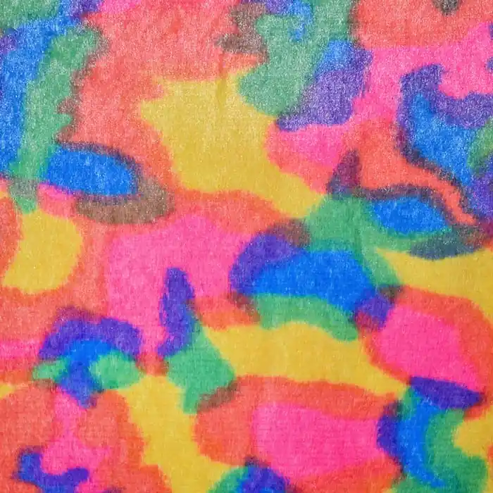 Kunstpelz, langhaar, 28523-3595, mehrfarbig Neu Im Sortiment